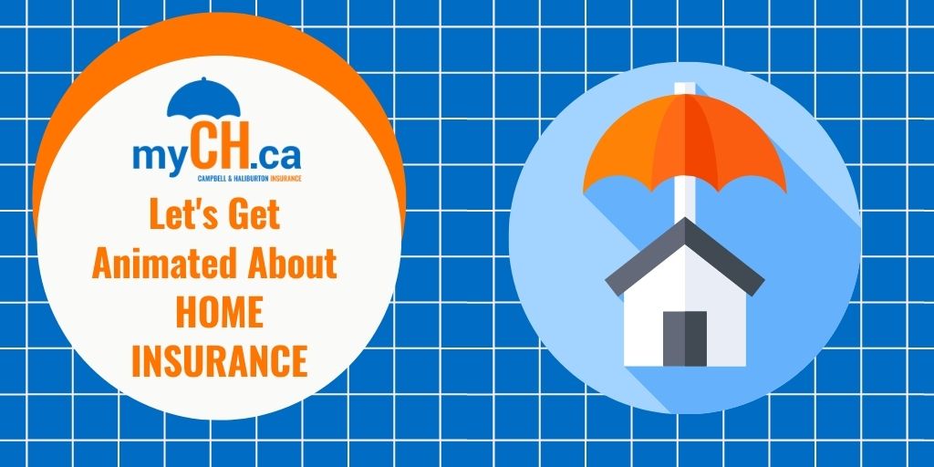 Get animated about Home Insurance Regina Campbell & Haliburton picture of a house with an umbrella over it