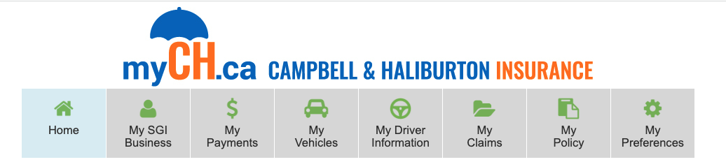 Renew my plates online SGI, MyCH.ca Campbell & Haliburton Insurance Regina 