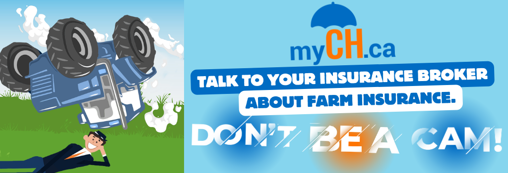 Talk to your insurance broker about farm insurance. Don't be a Cam!